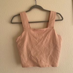 Alo cropped tank light pink
